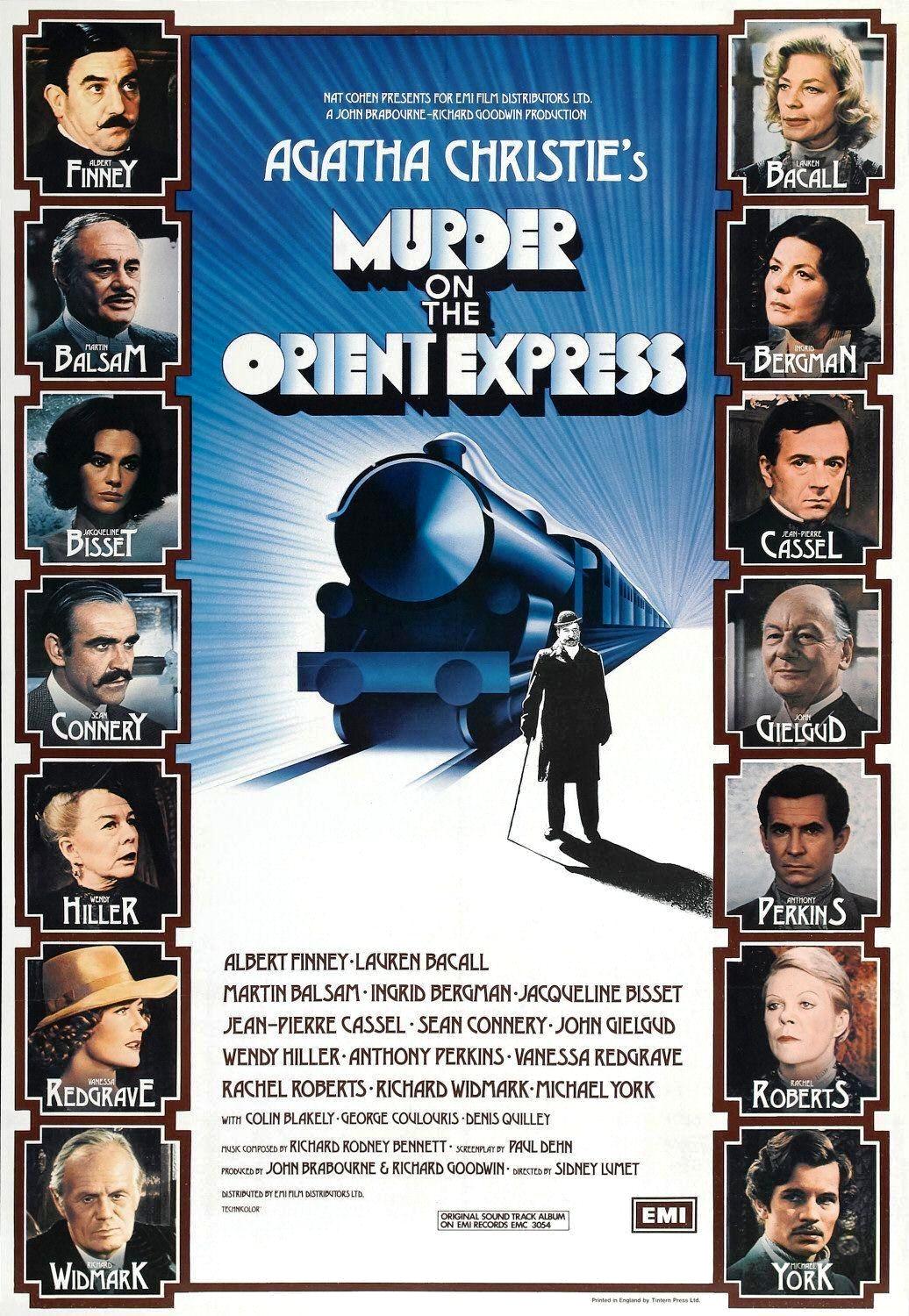 Убийство в Восточном экспрессе / Murder on the Orient Express (1974): постер
